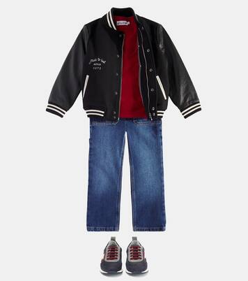 Darmouth wool-blend varsity jacket | Bonpoint