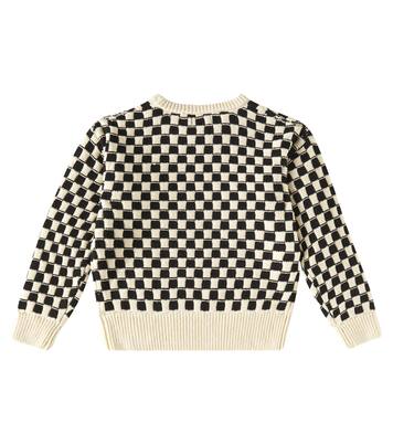 Pull en coton mélangé à carreaux | Rylee + Cru