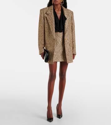 Oversize-Blazer aus Tweed | Alessandra Rich