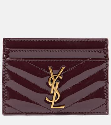 Cassandre patent leather card holder | Saint Laurent
