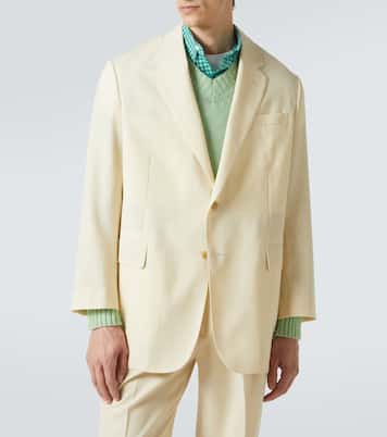 Wool and mohair blazer | Auralee