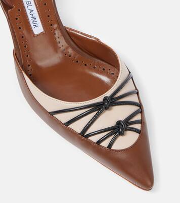 Escarpins slingback Maretsli 50 en cuir | Manolo Blahnik