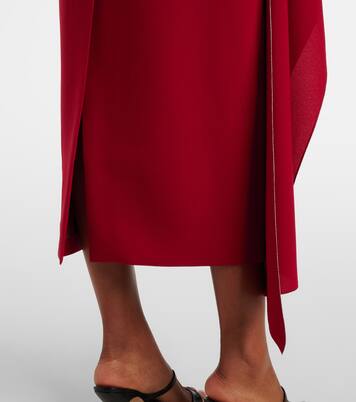 Robe midi Elham en crêpe | Roksanda