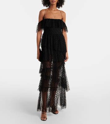 Robe longue Carmen en tulle | Alexandra Miro