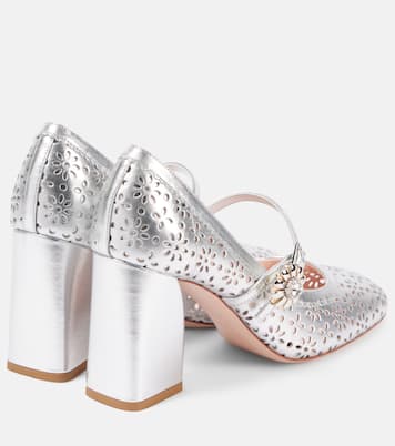 Mary-Jane-Pumps Très Vivier aus Metallic-Leder | Roger Vivier
