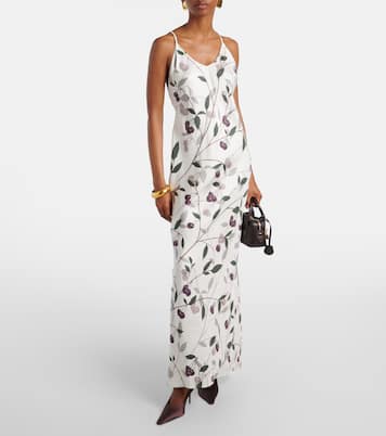 Printed silk maxi dress | Stella McCartney