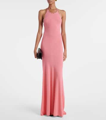 Robe longue Beach Quartz à ornements | Christopher Esber