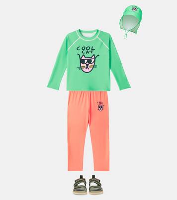 Set de protector de baño estampado | Jellymallow