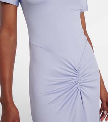 Gathered jersey midi dress | Victoria Beckham