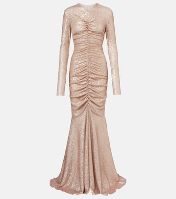 Robe longue à sequins | Norma Kamali