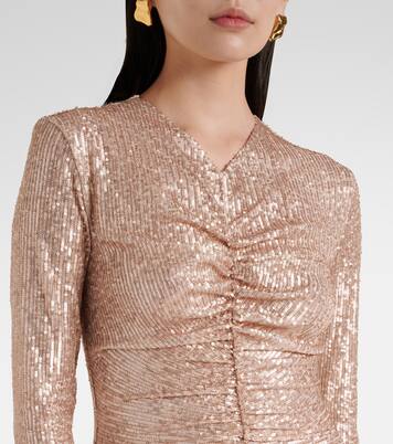 Robe longue à sequins | Norma Kamali