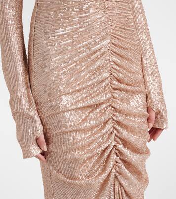 Robe longue à sequins | Norma Kamali