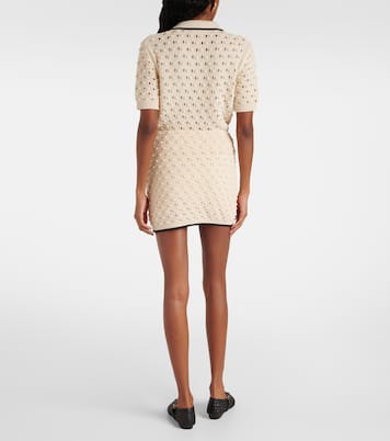 Bauble pointelle cotton miniskirt | Frame