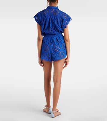 Shorts aus Baumwollspitze | Farm Rio