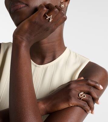 Initial Ensemble 18kt gold (750/1000) ring with diamonds | Sophie Bille Brahe