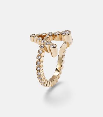 Initial Ensemble 18kt gold (750/1000) ring with diamonds | Sophie Bille Brahe