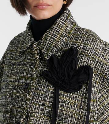 Verzierte Jacke aus Tweed | Erdem