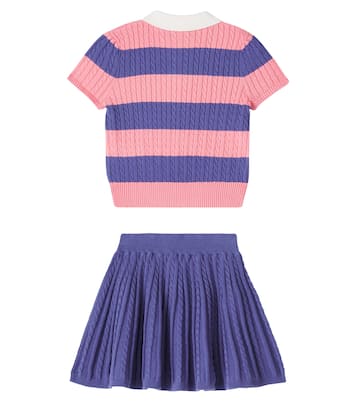 Polo e gonna in cotone | Polo Ralph Lauren Kids
