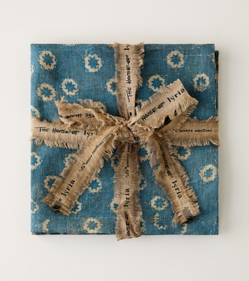 Pionio set of 2 printed napkins | The House of Lyria