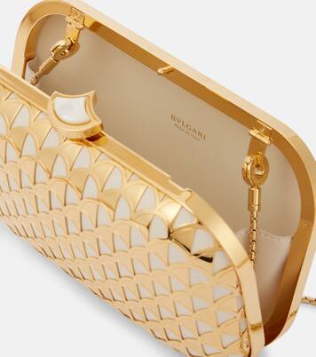 Calla gold-plated clutch | Bvlgari