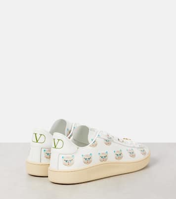 Baskets Royco VLogo imprimées en cuir | Valentino Garavani