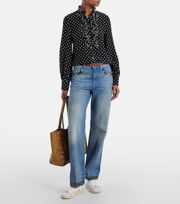 Baskets Royco VLogo imprimées en cuir | Valentino Garavani