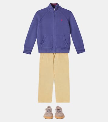 Pullover con zip e logo | Polo Ralph Lauren Kids