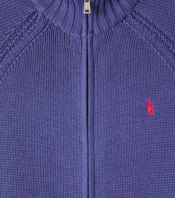 Pullover con zip e logo | Polo Ralph Lauren Kids