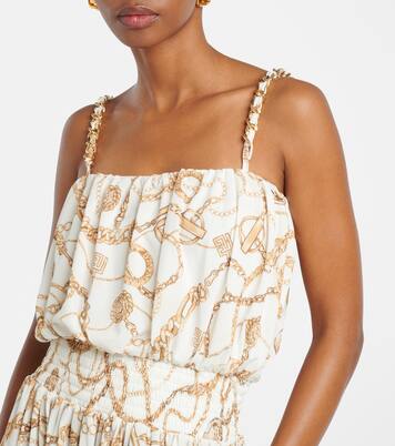 Chain 프린트 점프수트  | Balmain