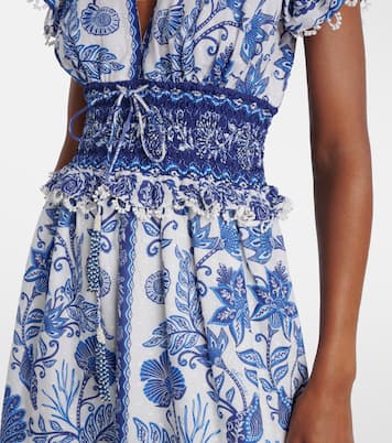 Bedrucktes Maxikleid aus Baumwolle | Farm Rio