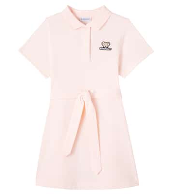 Abito Thomas Bear in piqué di cotone | Burberry Kids