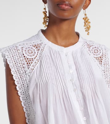 Top Grecia aus Baumwolle mit Spitze | Marant Etoile