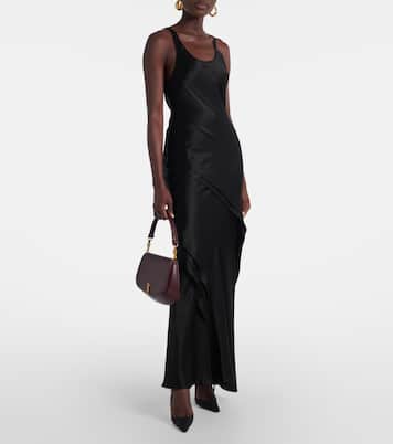 Silk satin slip dress | Saint Laurent