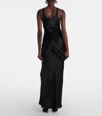 Silk satin slip dress | Saint Laurent