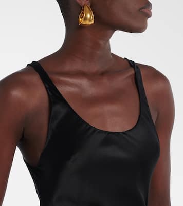Silk satin slip dress | Saint Laurent