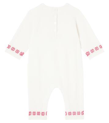 Baby embroidered wool and cashmere jumpsuit | Tartine et Chocolat