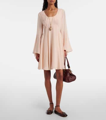 Minikleid aus Seiden-Georgette | Chloé