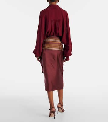 Wickelrock Edro aus Seide | Max Mara