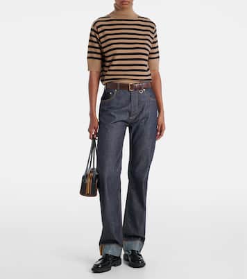 Striped wool and cashmere sweater | Jardin des Orangers