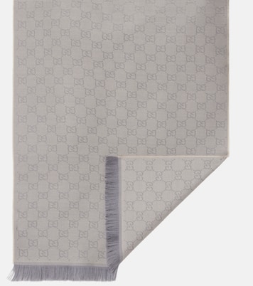 GG jacquard wool scarf | Gucci