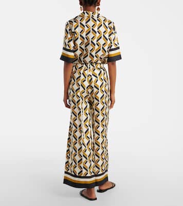 Pantalon ample Tube en sergé de soie | Eres