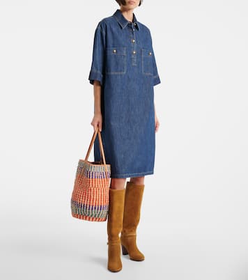 Denim shirt dress | Valentino