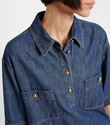 Denim shirt dress | Valentino