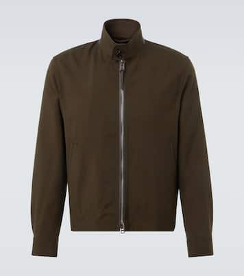 Wool, cashmere, and silk blouson jacket | Tom Ford