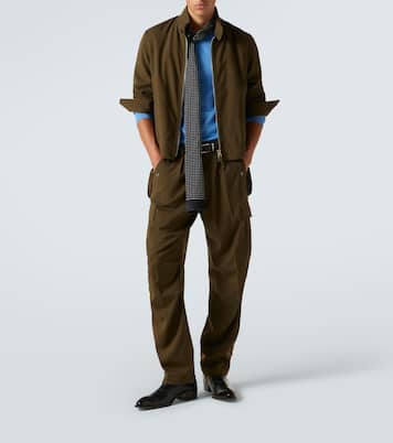 Wool, cashmere, and silk blouson jacket | Tom Ford