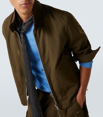 Wool, cashmere, and silk blouson jacket | Tom Ford