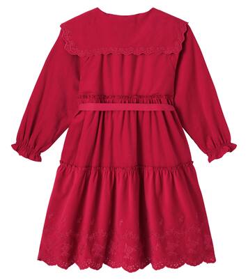 Manola belted embroidered cotton dress | C'era Una Volta