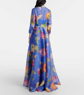 Floral silk organza gown | Carolina Herrera