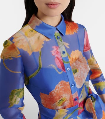 Floral silk organza gown | Carolina Herrera