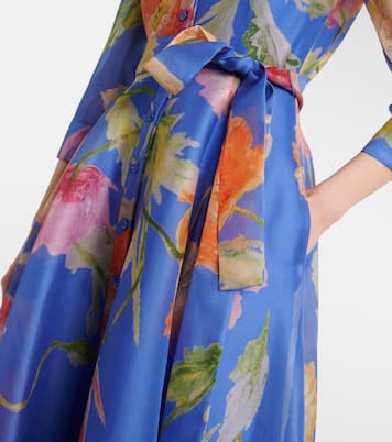 Floral silk organza gown | Carolina Herrera
